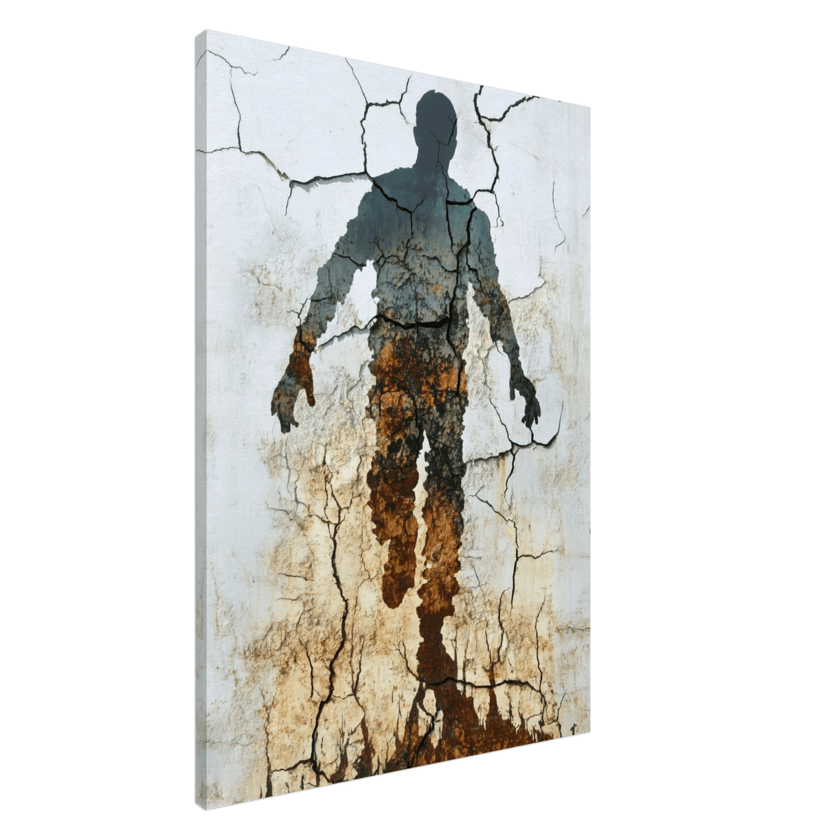The Erosion of Thought Layers of cracked peeling 3 - Shop Ai Art WebShop - Digital Art online Store