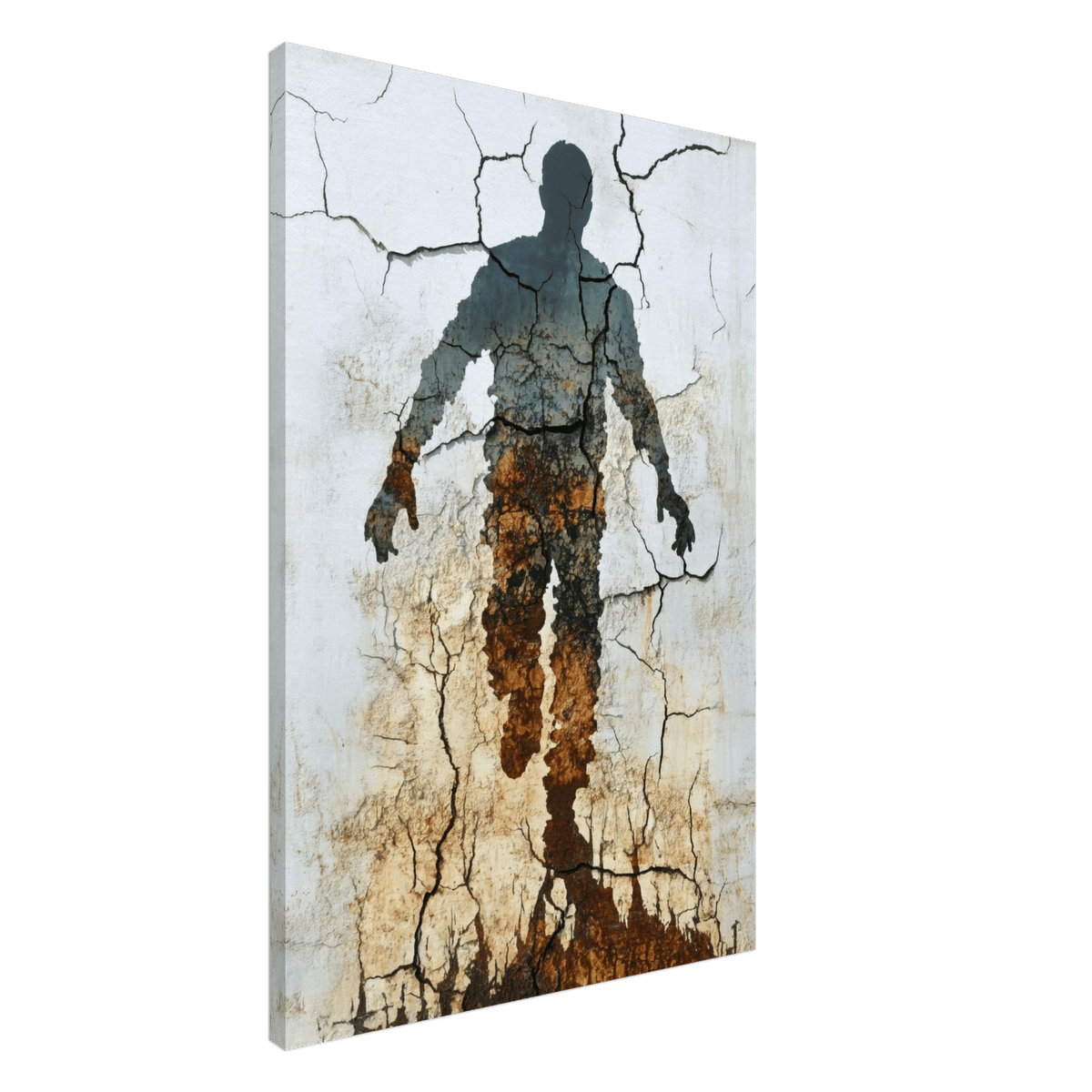 The Erosion of Thought Layers of cracked peeling 3 - Shop Ai Art WebShop - Digital Art online Store
