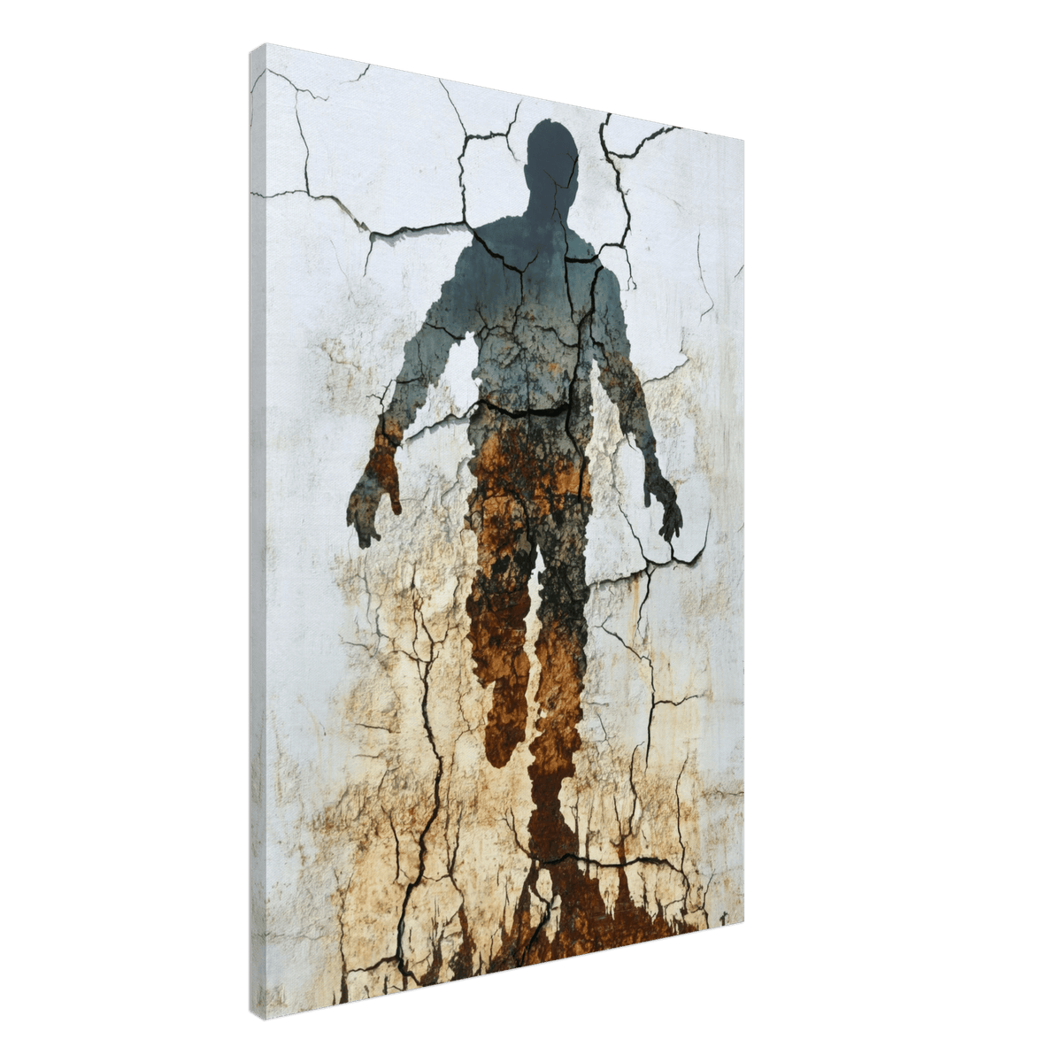 The Erosion of Thought Layers of cracked peeling 3 - Shop Ai Art WebShop - Digital Art online Store
