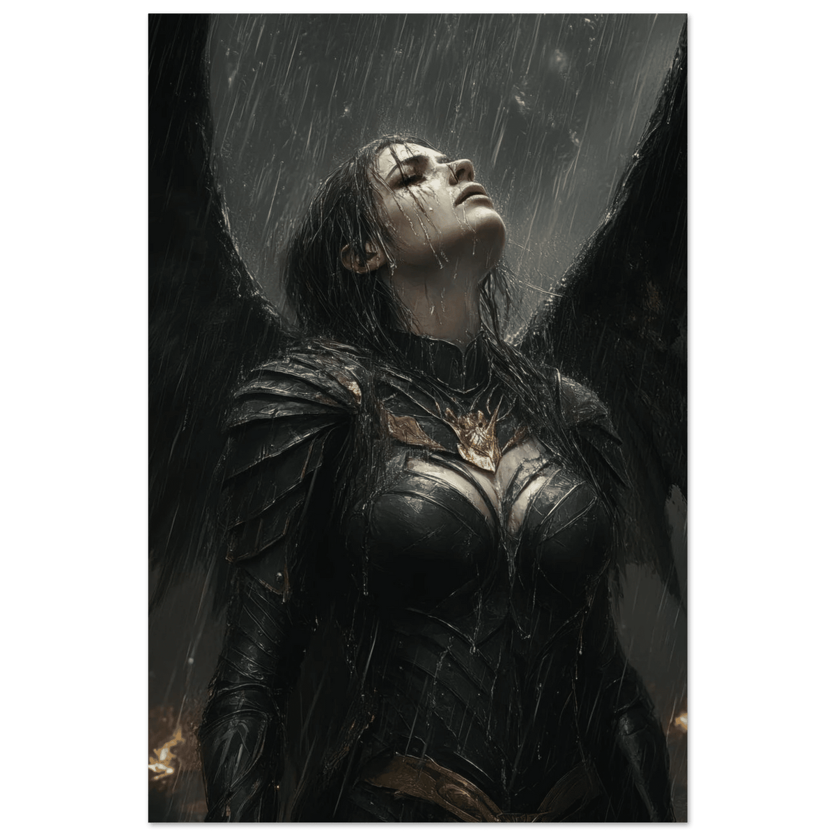 The Fallen Valkyrie Gothic Romanticism Right - Of - Shop Ai Art WebShop - Digital Art online Store