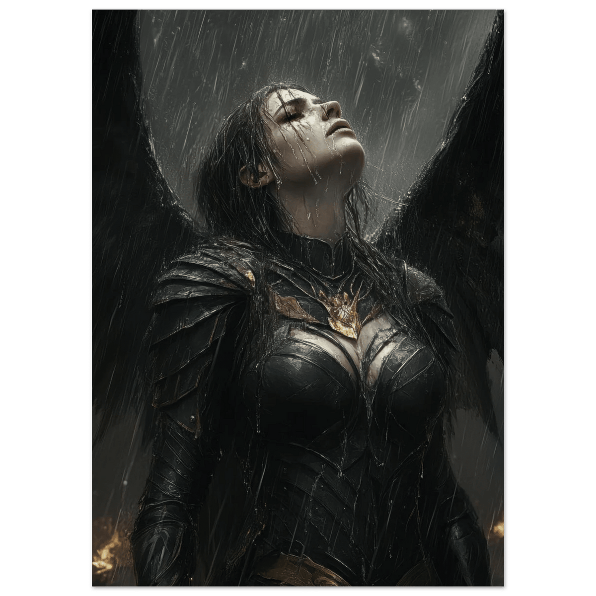 The Fallen Valkyrie Gothic Romanticism Right - Of - Shop Ai Art WebShop - Digital Art online Store