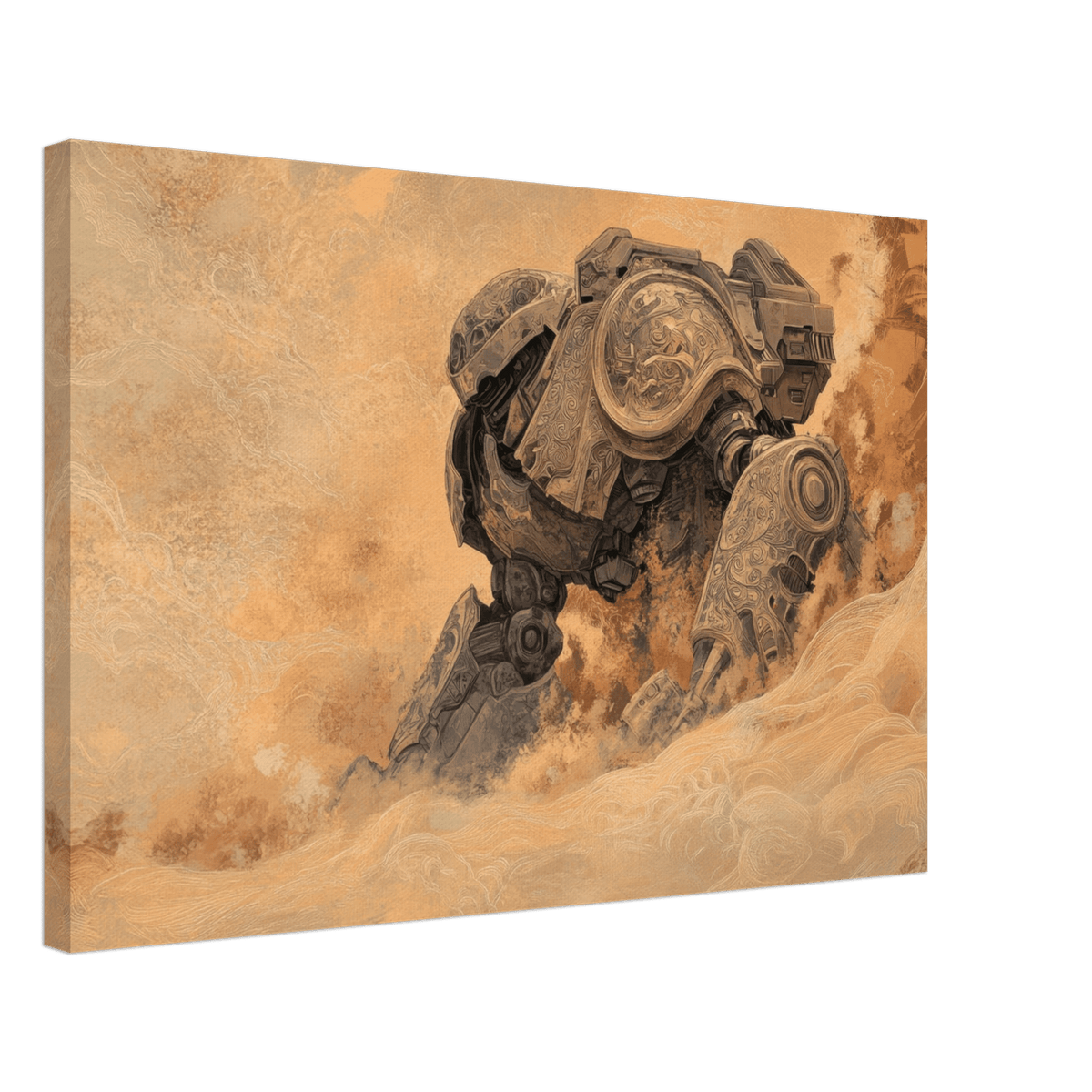 The Forgotten Titan A giant ancient mech partial 2 - Shop Ai Art WebShop - Digital Art online Store