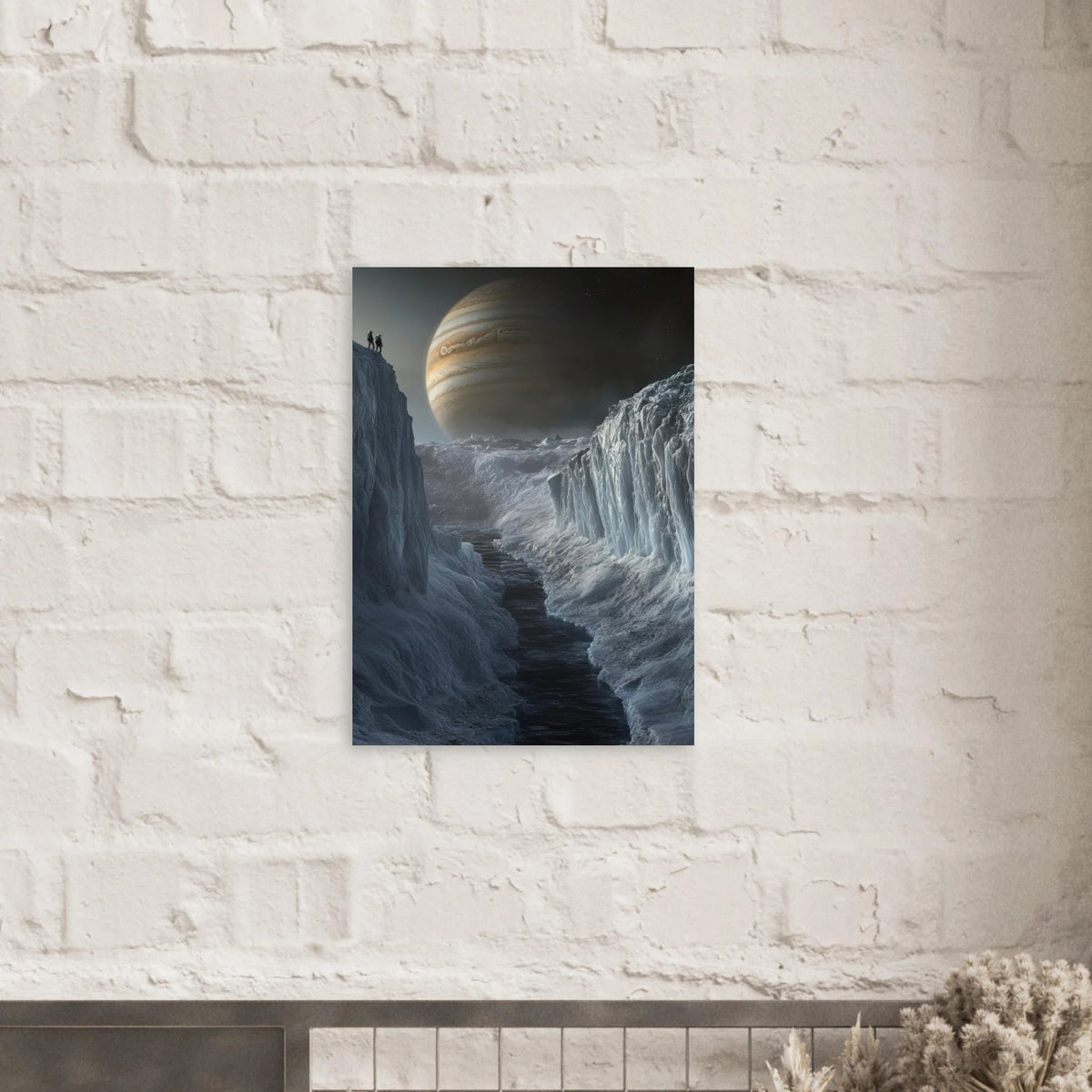 The Frozen Wasteland of Europa An expedition tea 2 - Shop Ai Art WebShop - Digital Art online Store