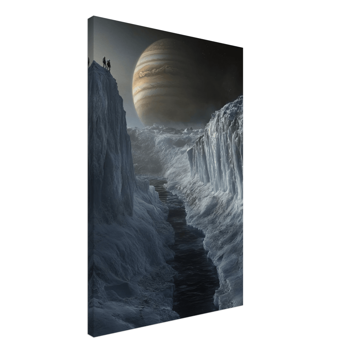 The Frozen Wasteland of Europa An expedition tea 2 - Shop Ai Art WebShop - Digital Art online Store