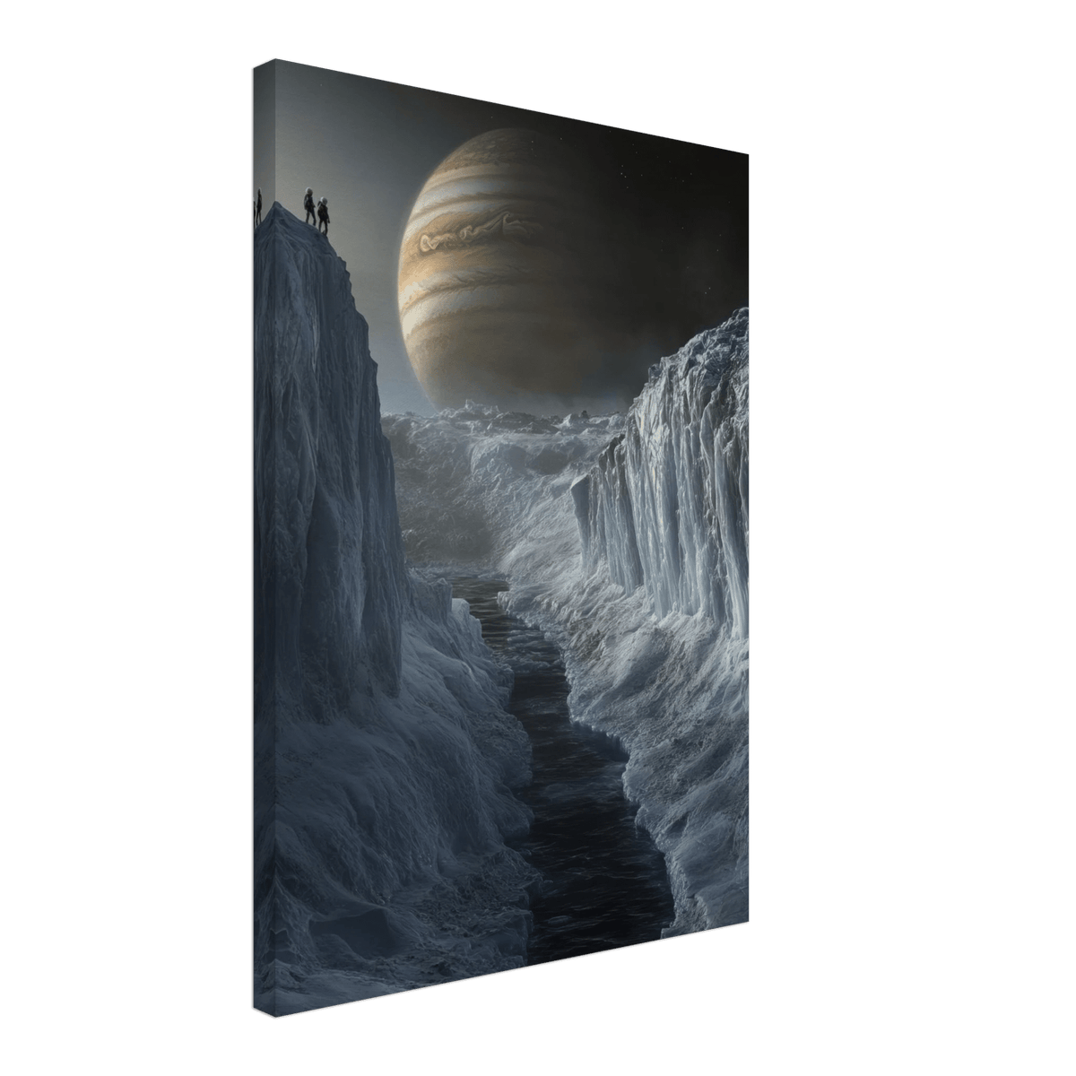 The Frozen Wasteland of Europa An expedition tea 2 - Shop Ai Art WebShop - Digital Art online Store