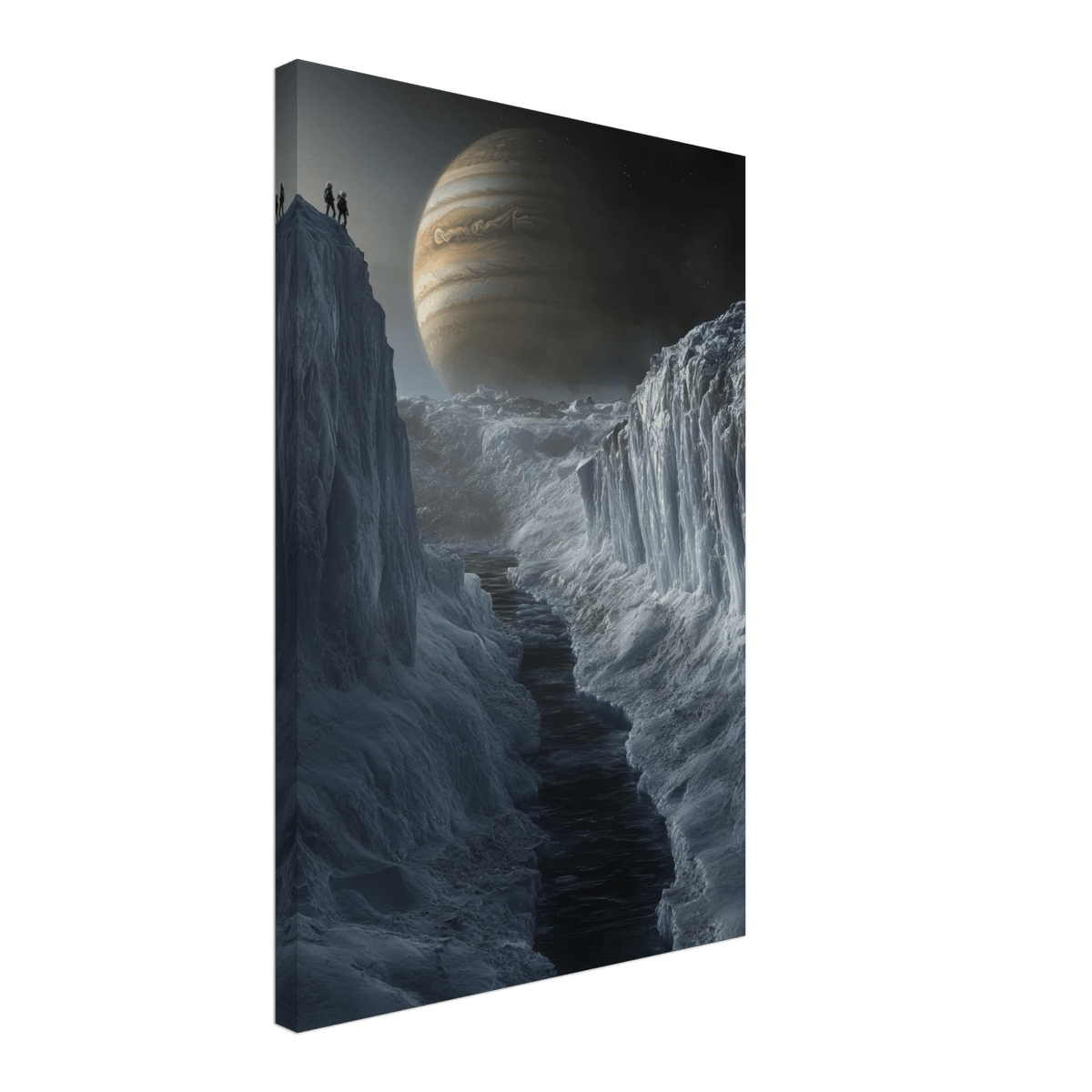 The Frozen Wasteland of Europa An expedition tea 2 - Shop Ai Art WebShop - Digital Art online Store