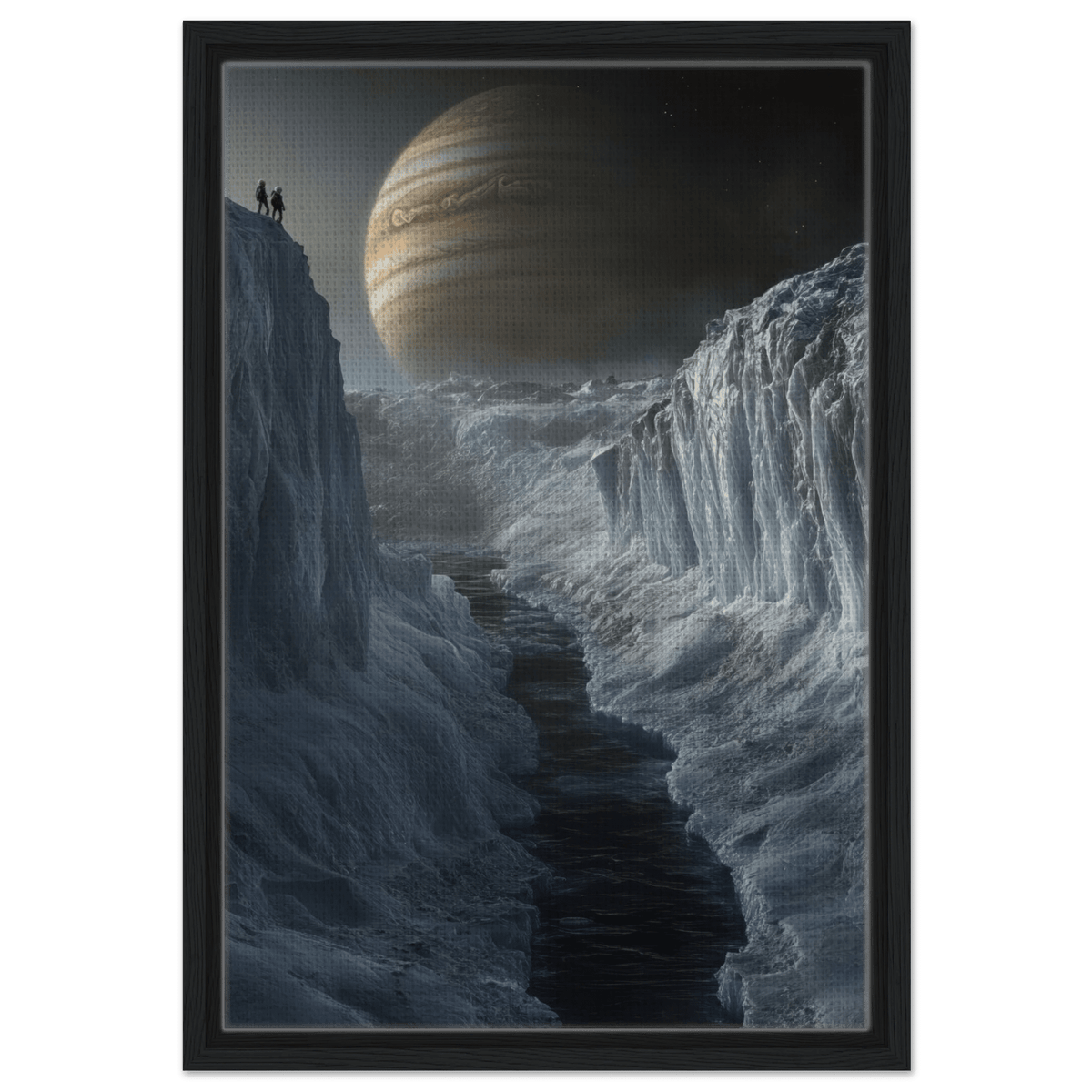 The Frozen Wasteland of Europa An expedition tea 2 - Shop Ai Art WebShop - Digital Art online Store