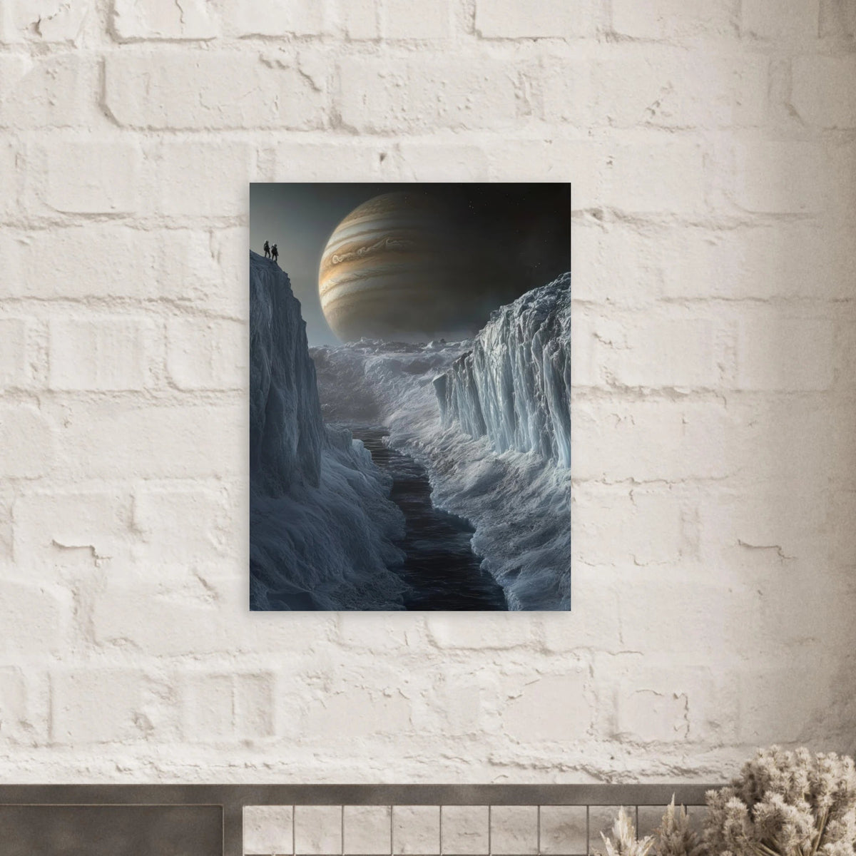 The Frozen Wasteland of Europa An expedition tea 2 - Shop Ai Art WebShop - Digital Art online Store