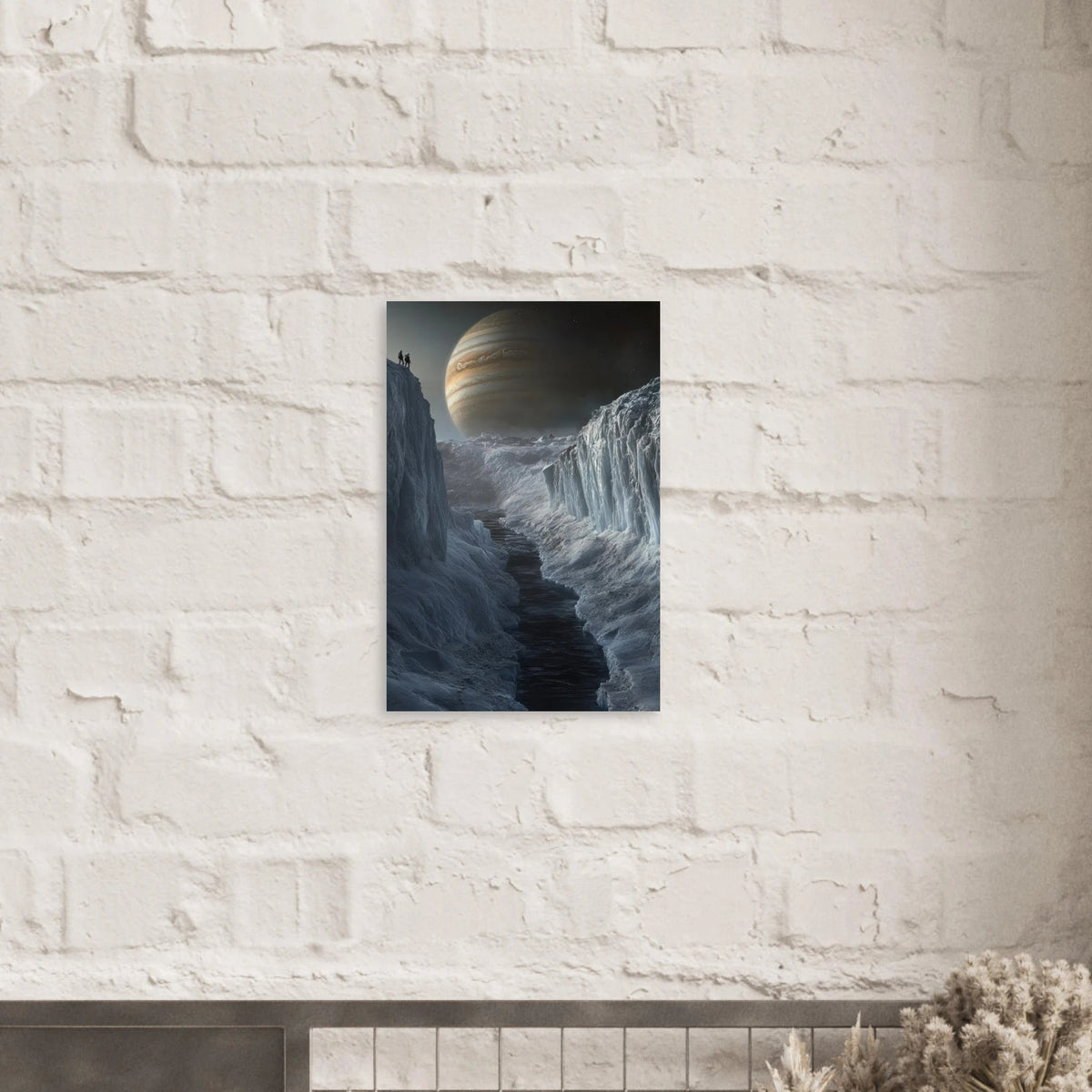 The Frozen Wasteland of Europa An expedition tea 2 - Shop Ai Art WebShop - Digital Art online Store