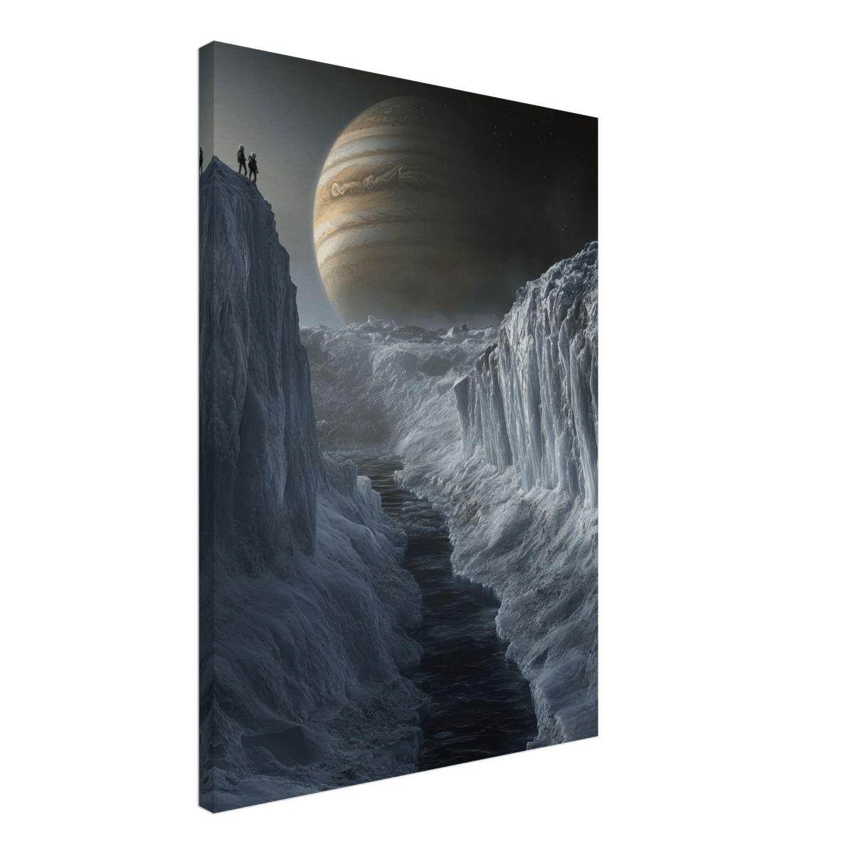 The Frozen Wasteland of Europa An expedition tea 2 - Shop Ai Art WebShop - Digital Art online Store
