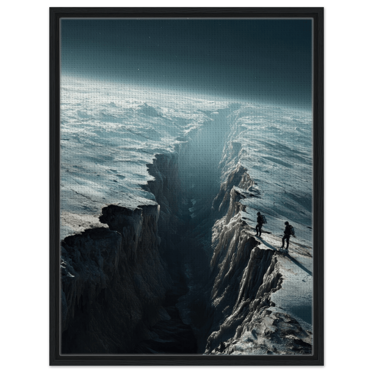 The Frozen Wasteland of Europa An expedition tea - Shop Ai Art WebShop - Digital Art online Store