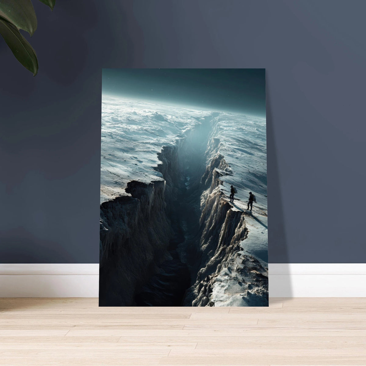 The Frozen Wasteland of Europa An expedition tea - Shop Ai Art WebShop - Digital Art online Store
