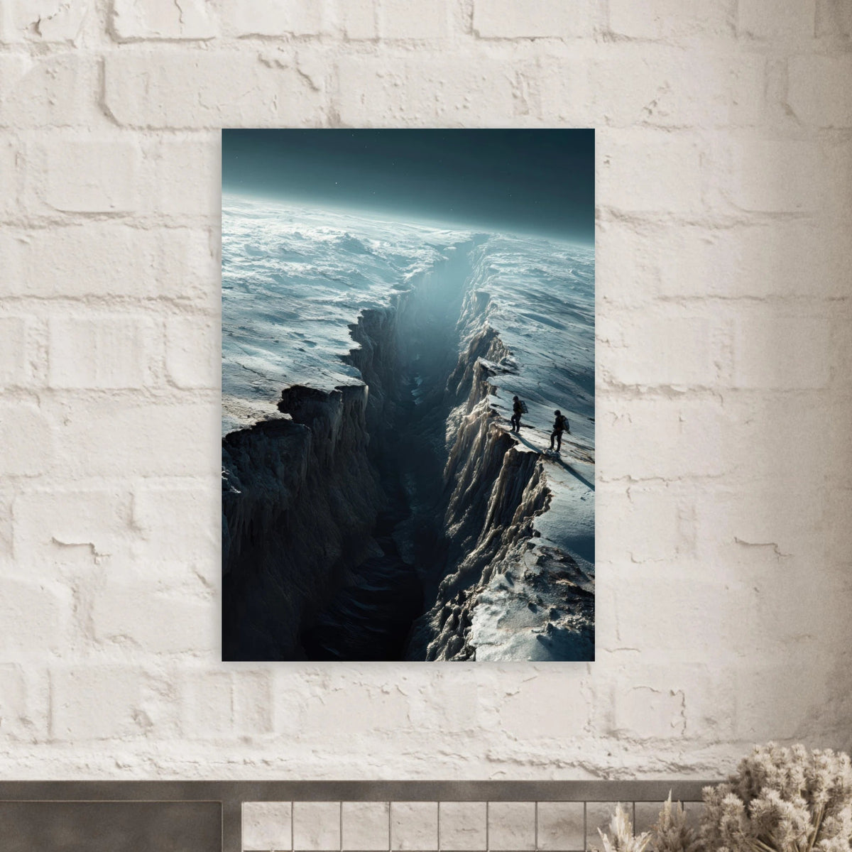 The Frozen Wasteland of Europa An expedition tea - Shop Ai Art WebShop - Digital Art online Store