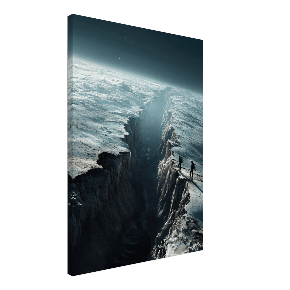 The Frozen Wasteland of Europa An expedition tea - Shop Ai Art WebShop - Digital Art online Store