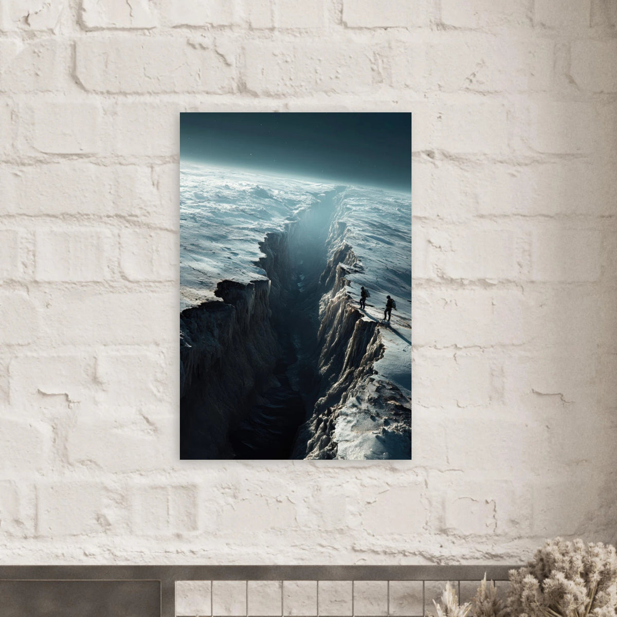 The Frozen Wasteland of Europa An expedition tea - Shop Ai Art WebShop - Digital Art online Store
