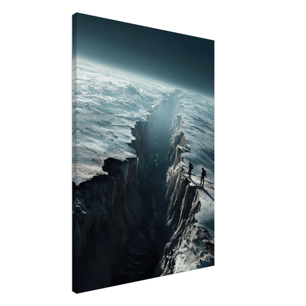 The Frozen Wasteland of Europa An expedition tea - Shop Ai Art WebShop - Digital Art online Store