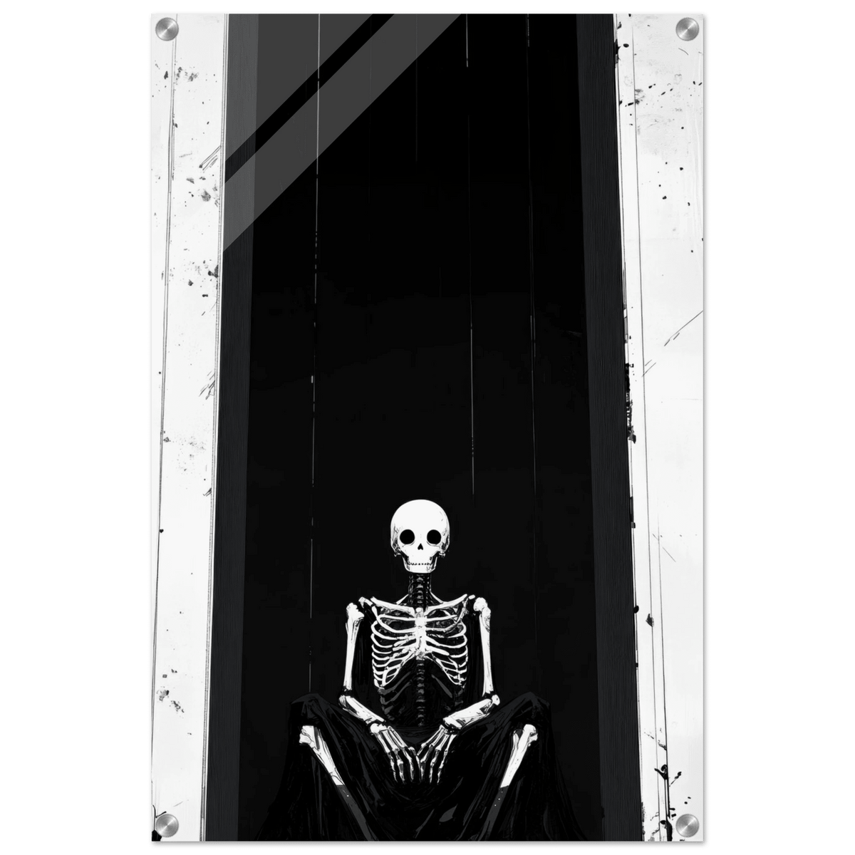 The Hollow King A haunting minimalist piece feat - Shop Ai Art WebShop - Digital Art online Store
