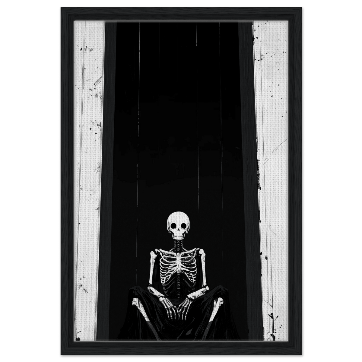 The Hollow King A haunting minimalist piece feat - Shop Ai Art WebShop - Digital Art online Store