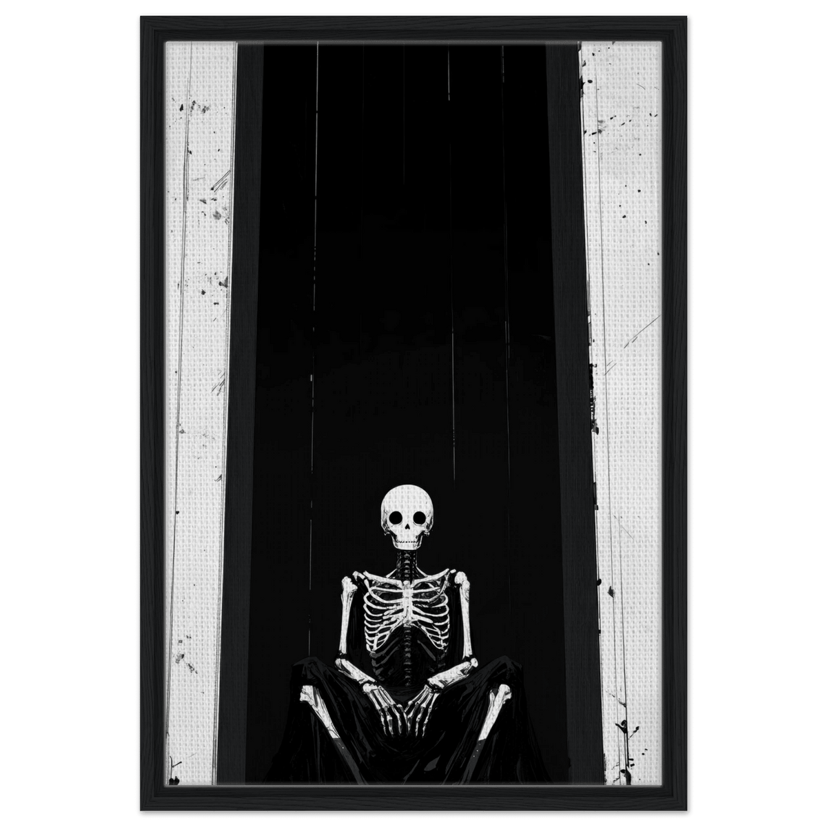 The Hollow King A haunting minimalist piece feat - Shop Ai Art WebShop - Digital Art online Store