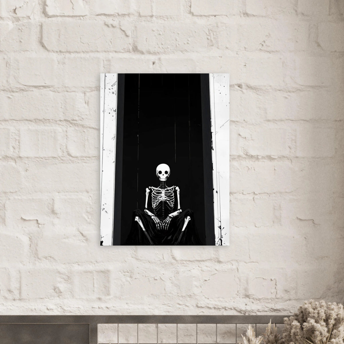 The Hollow King A haunting minimalist piece feat - Shop Ai Art WebShop - Digital Art online Store