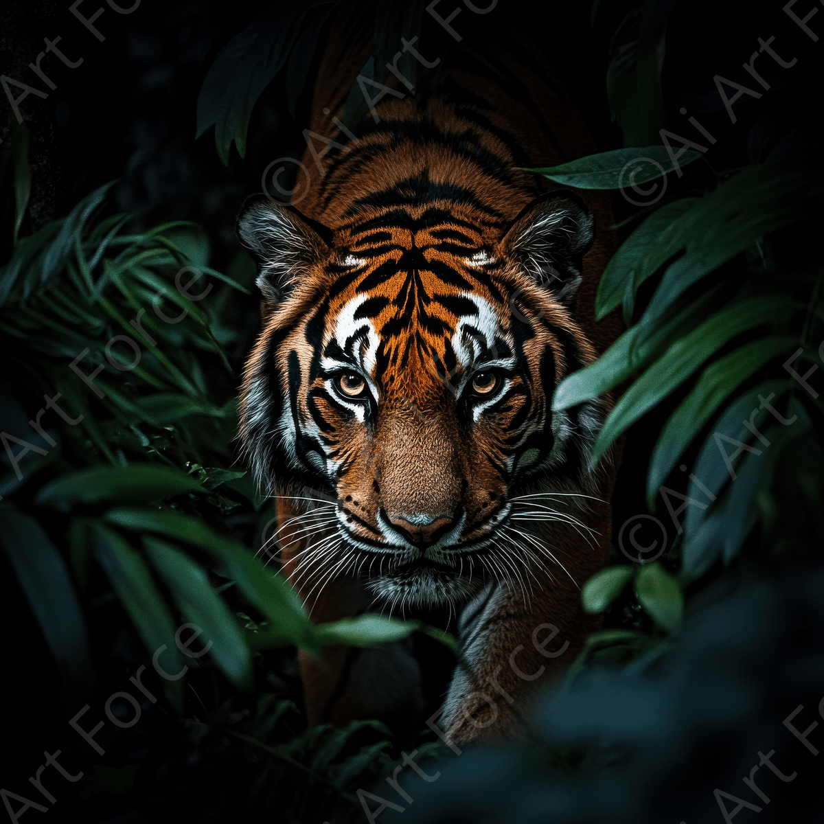 The Majestic Tiger in the Wild 3 - Shop Ai Art WebShop - Digital Art online Store