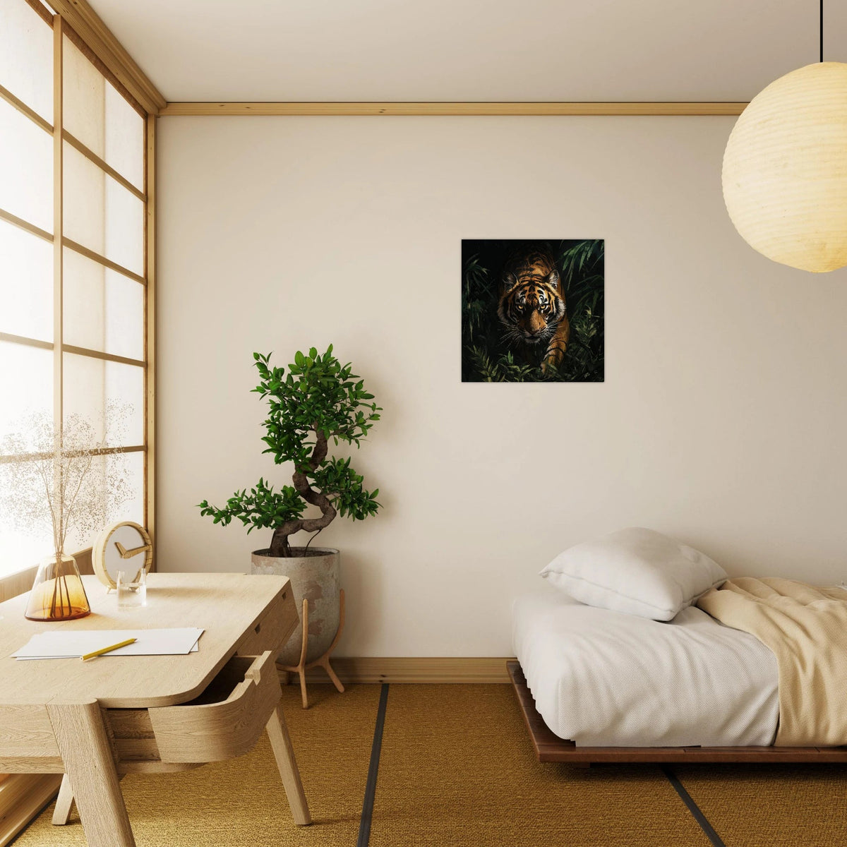 The Majestic Tiger in the Wild - Shop Ai Art WebShop - Digital Art online Store