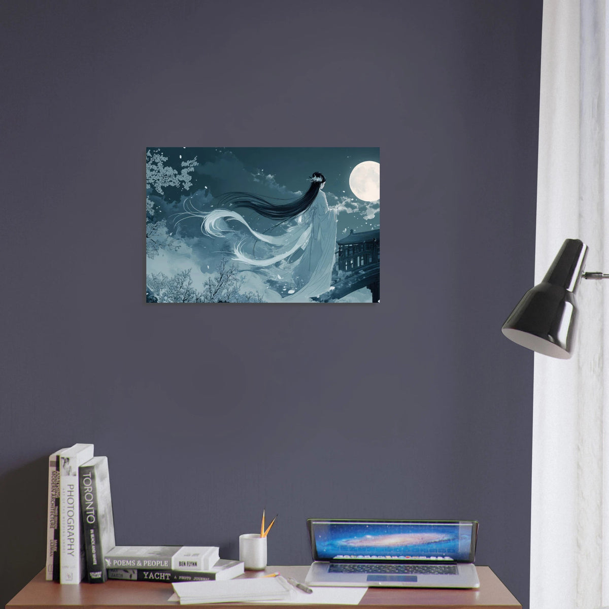 The Moonlit Kitsune Spirit Japanese Ukiyo - e Over 3 - Shop Ai Art WebShop - Digital Art online Store