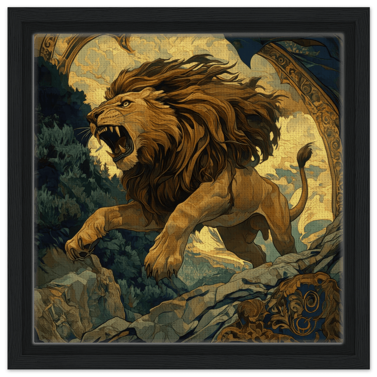 The Nemean Lion - Shop Ai Art WebShop - Digital Art online Store