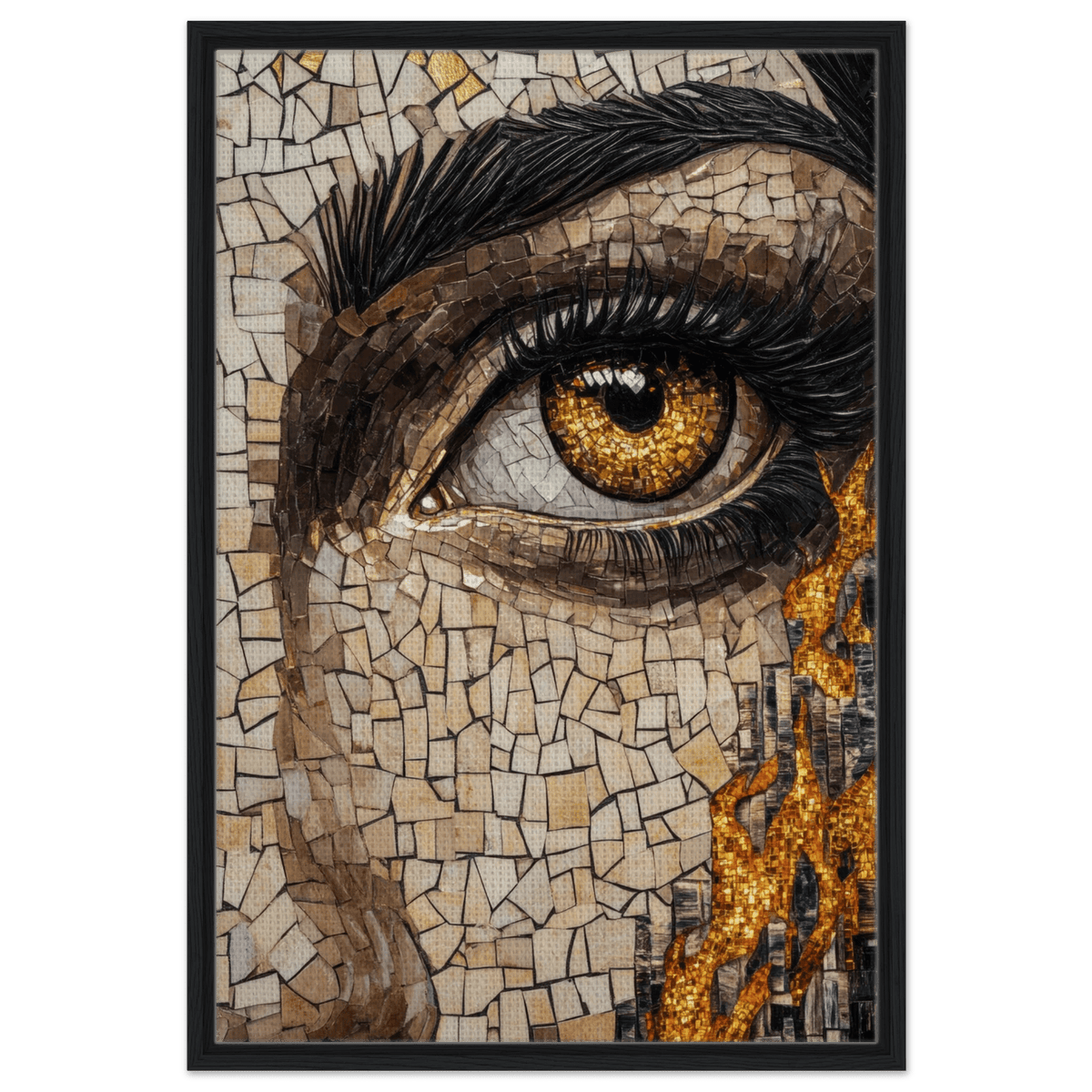 The Oracles Forbidden Prophecy Byzantine Mosaic 2 - Shop Ai Art WebShop - Digital Art online Store