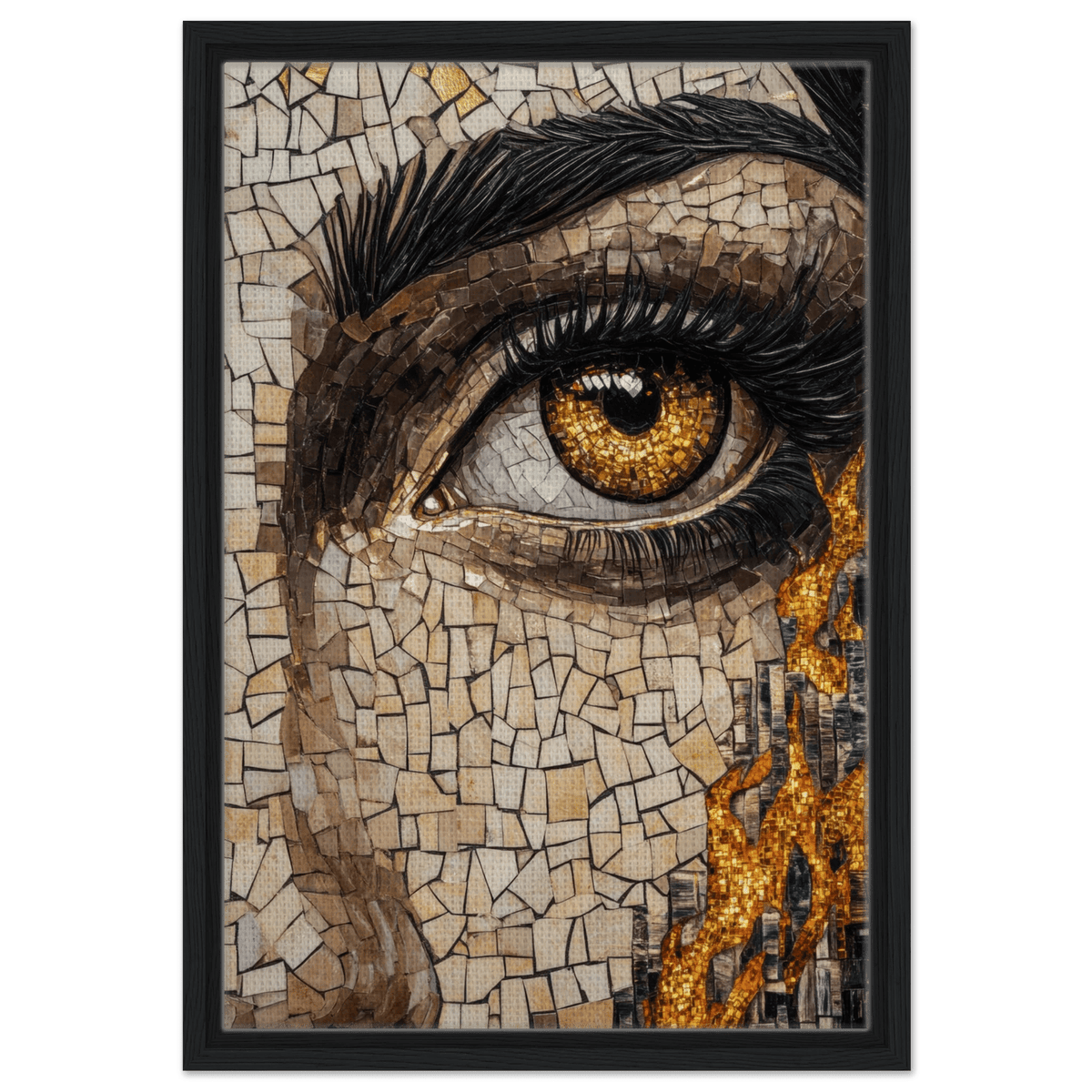 The Oracles Forbidden Prophecy Byzantine Mosaic 2 - Shop Ai Art WebShop - Digital Art online Store