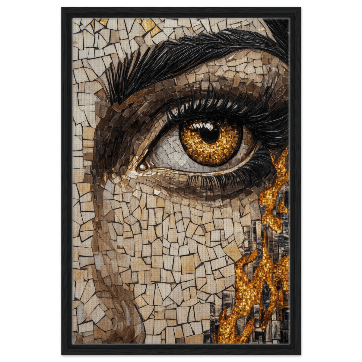 The Oracles Forbidden Prophecy Byzantine Mosaic 2 - Shop Ai Art WebShop - Digital Art online Store