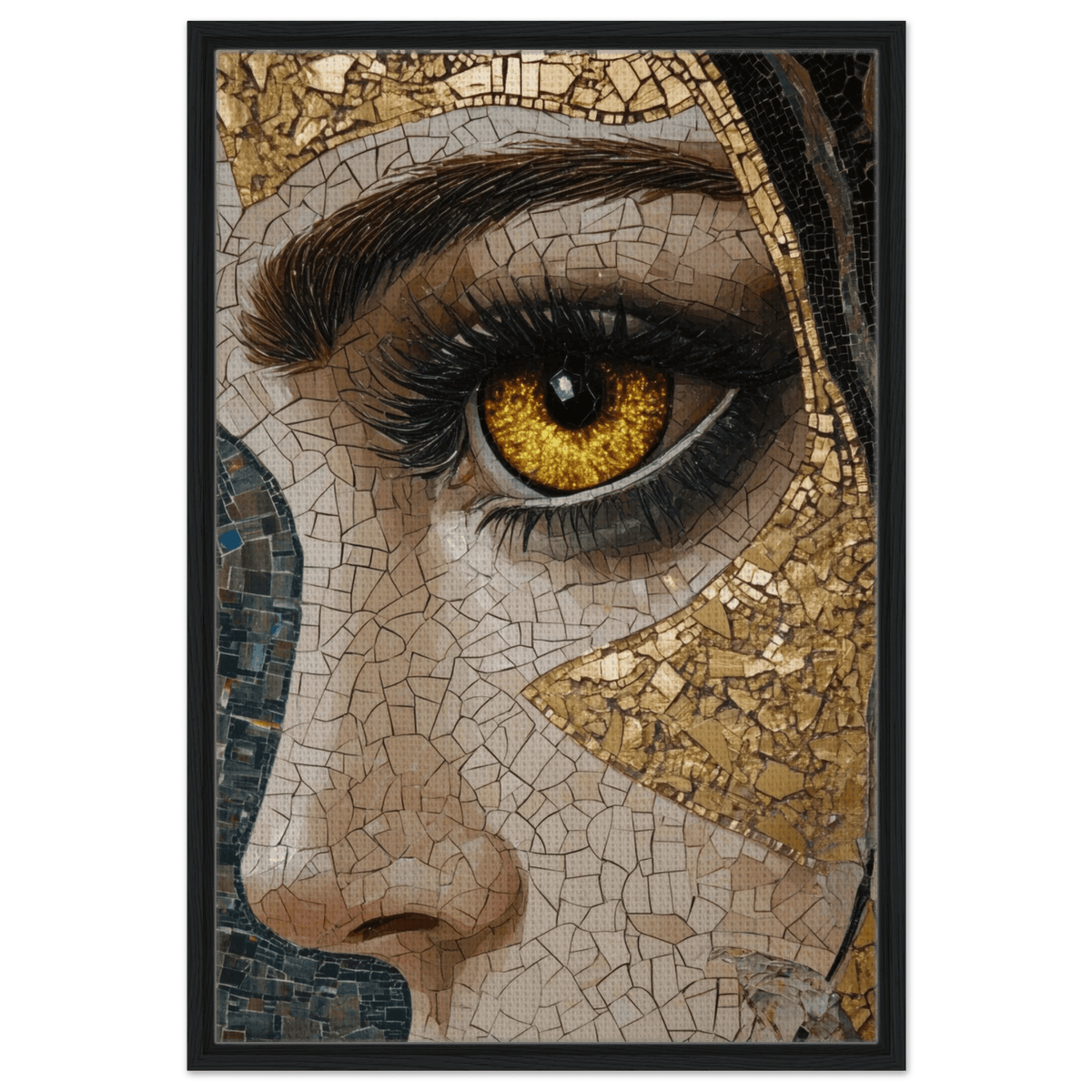 The Oracles Forbidden Prophecy Byzantine Mosaic - Shop Ai Art WebShop - Digital Art online Store