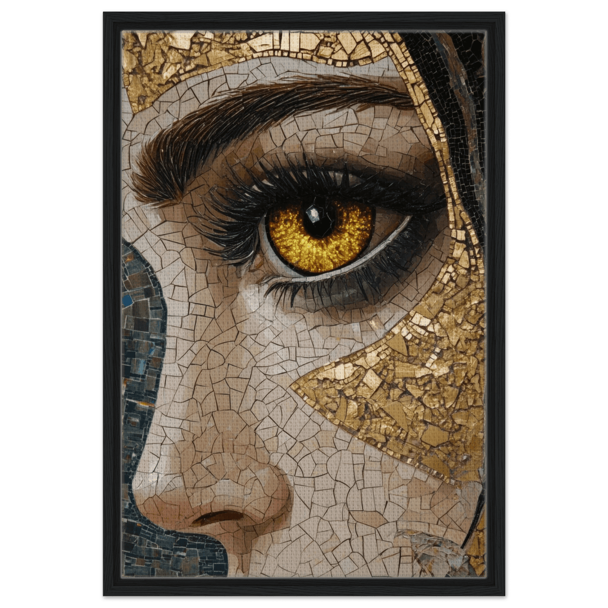 The Oracles Forbidden Prophecy Byzantine Mosaic - Shop Ai Art WebShop - Digital Art online Store