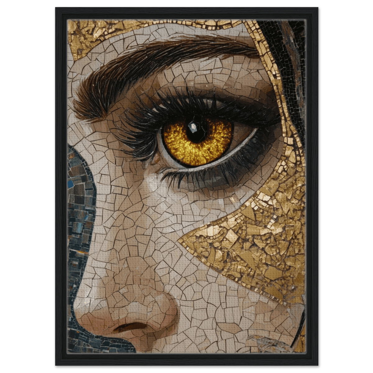 The Oracles Forbidden Prophecy Byzantine Mosaic - Shop Ai Art WebShop - Digital Art online Store