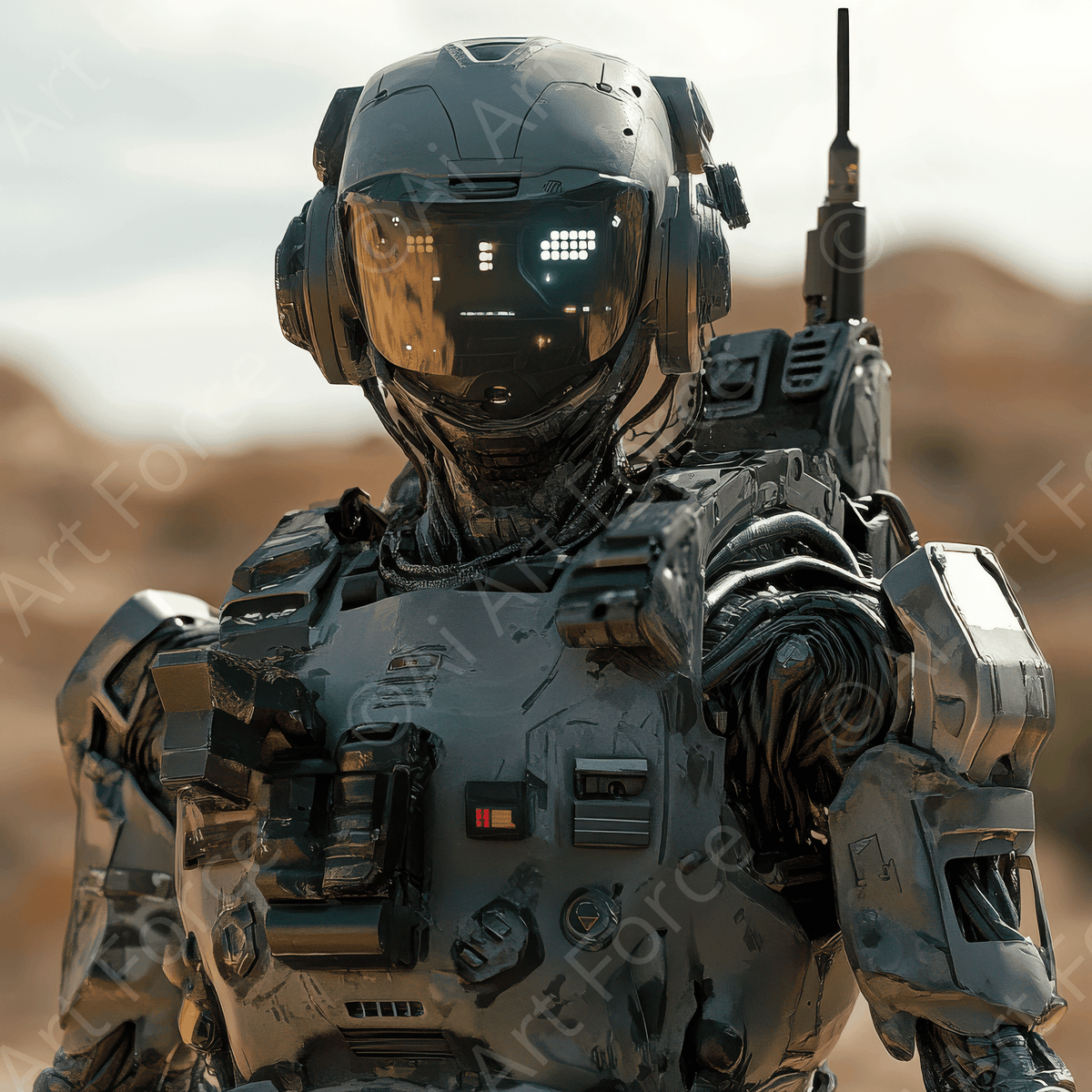 The potential dangers of autonomous military robots 4 - Shop Ai Art WebShop - Digital Art online Store