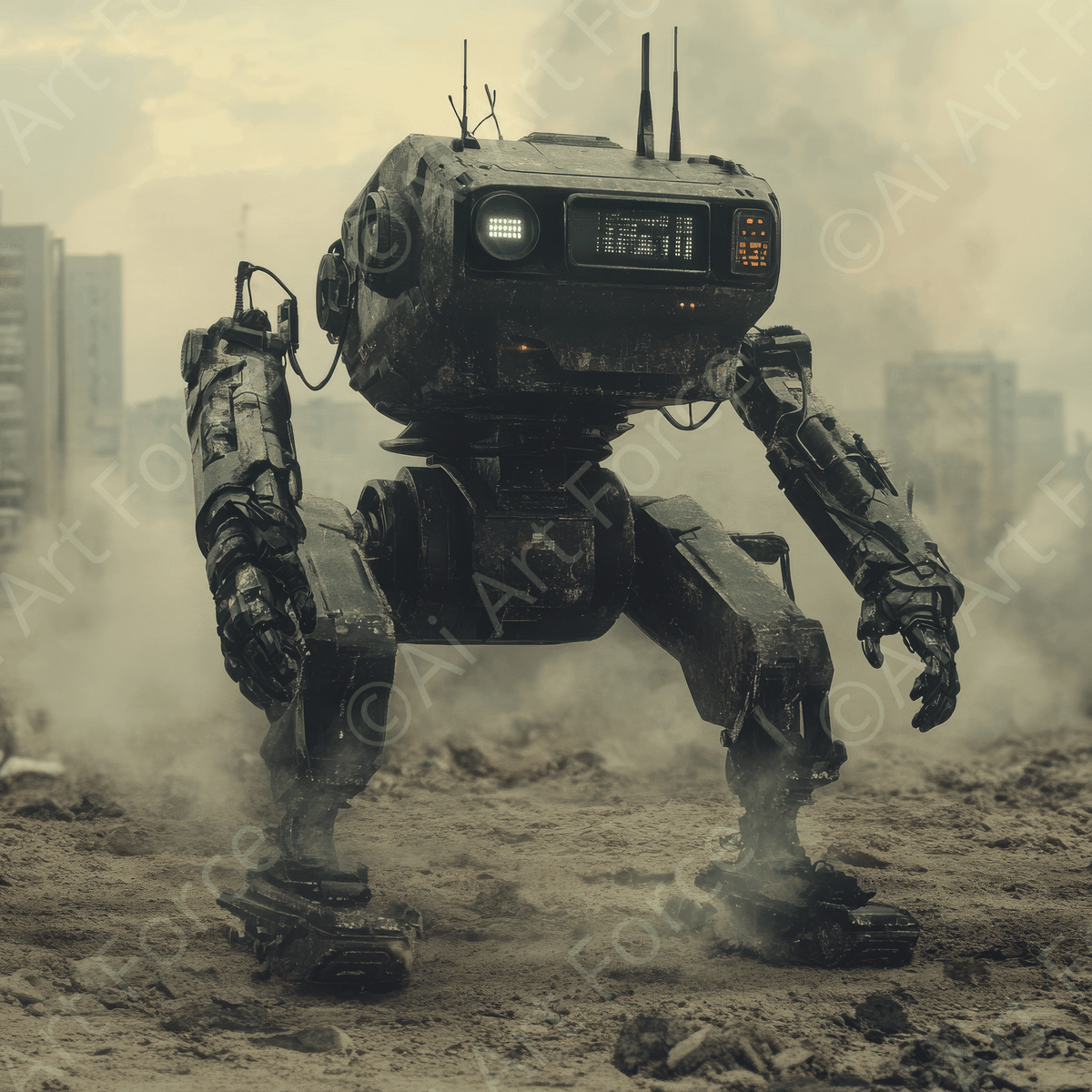 The potential dangers of autonomous military robots - Shop Ai Art WebShop - Digital Art online Store