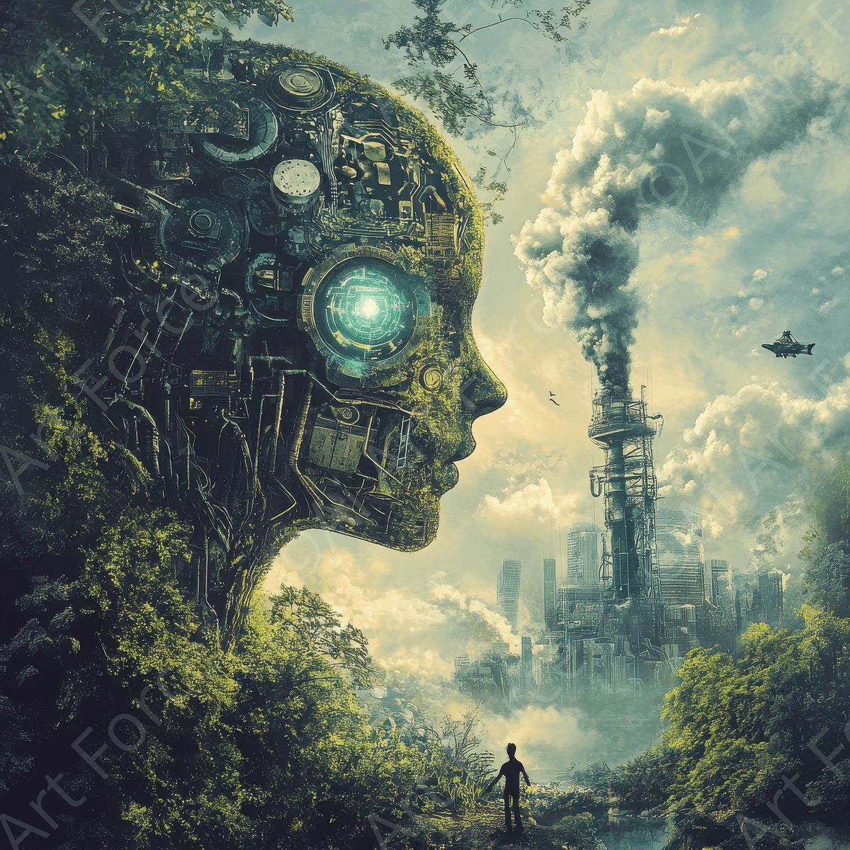 The potential for AI to solve climate change 3 - Shop Ai Art WebShop - Digital Art online Store