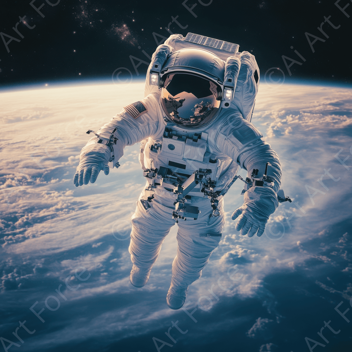 The psychological challenges of long - term space 4 - Shop Ai Art WebShop - Digital Art online Store