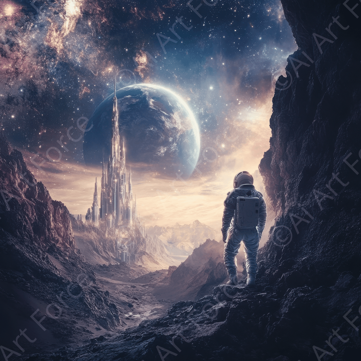 The role of space exploration in uniting humanity 5 - Shop Ai Art WebShop - Digital Art online Store
