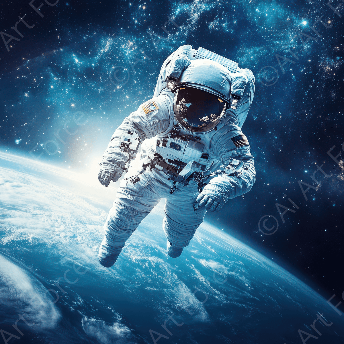The role of space exploration in uniting humanity - Shop Ai Art WebShop - Digital Art online Store