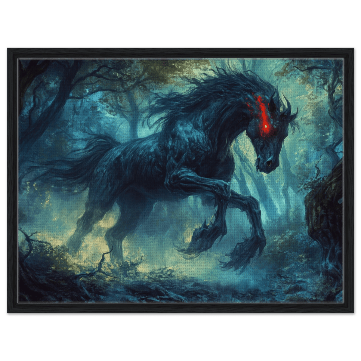 The Shadow Centaur of the Forgotten Forest Dark - Shop Ai Art WebShop - Digital Art online Store