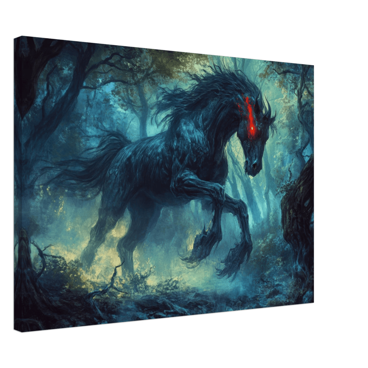 The Shadow Centaur of the Forgotten Forest Dark - Shop Ai Art WebShop - Digital Art online Store