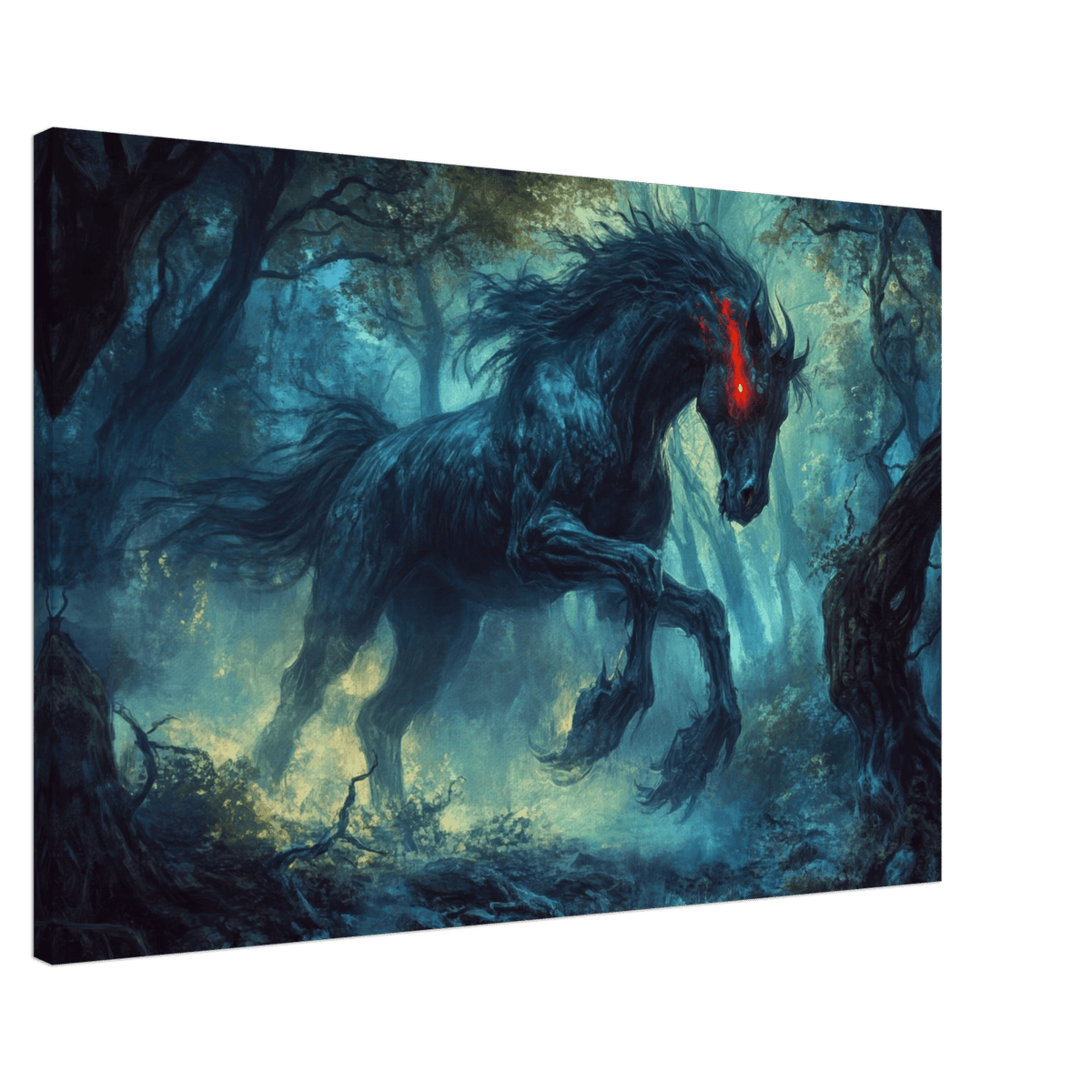 The Shadow Centaur of the Forgotten Forest Dark - Shop Ai Art WebShop - Digital Art online Store