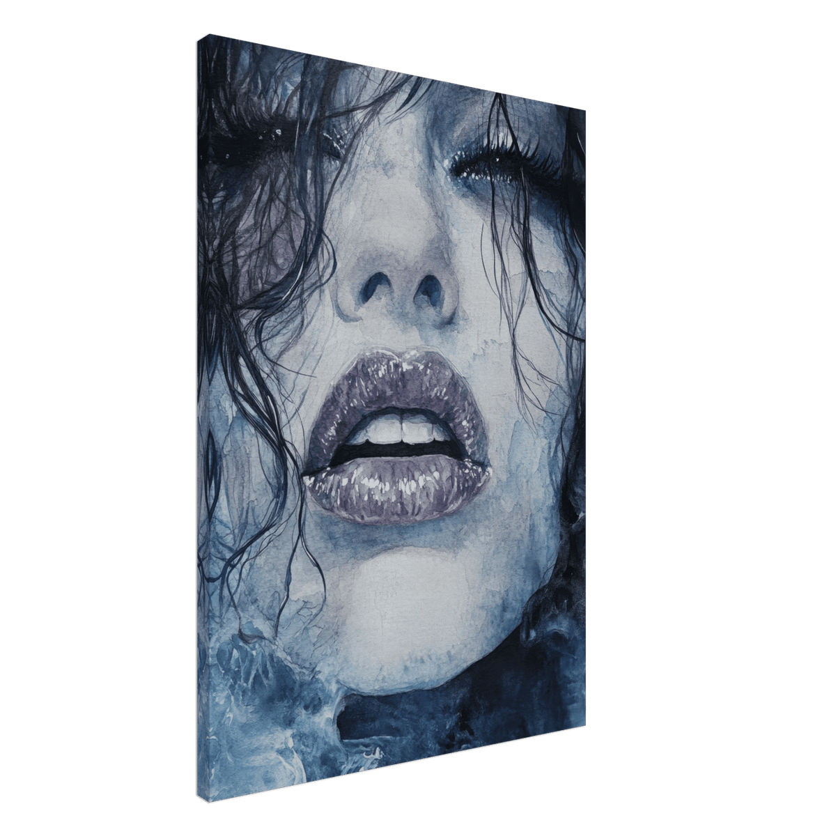 The Sirens Lament Gothic Watercolor Extreme Los 4 - Shop Ai Art WebShop - Digital Art online Store