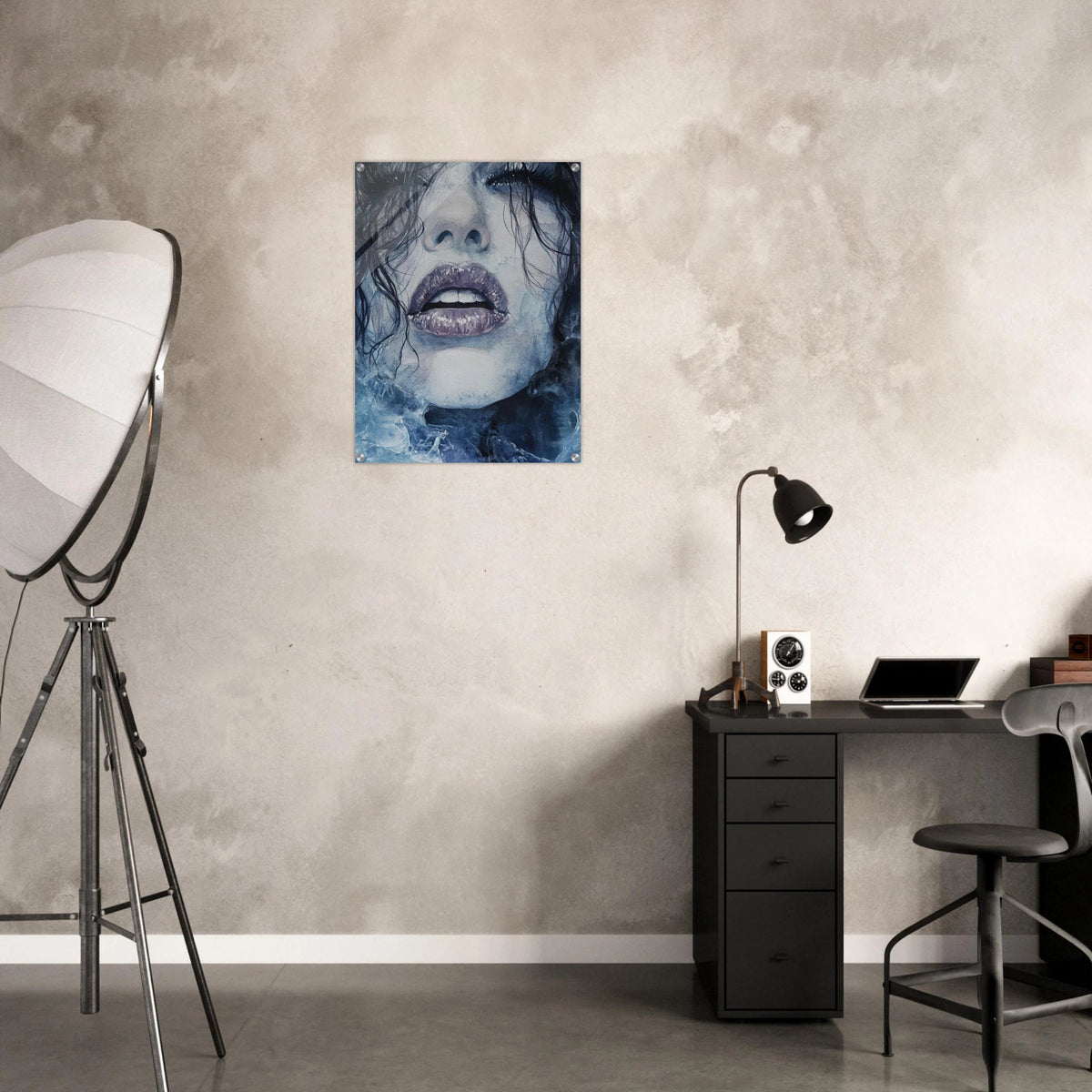 The Sirens Lament Gothic Watercolor Extreme Los 4 - Shop Ai Art WebShop - Digital Art online Store