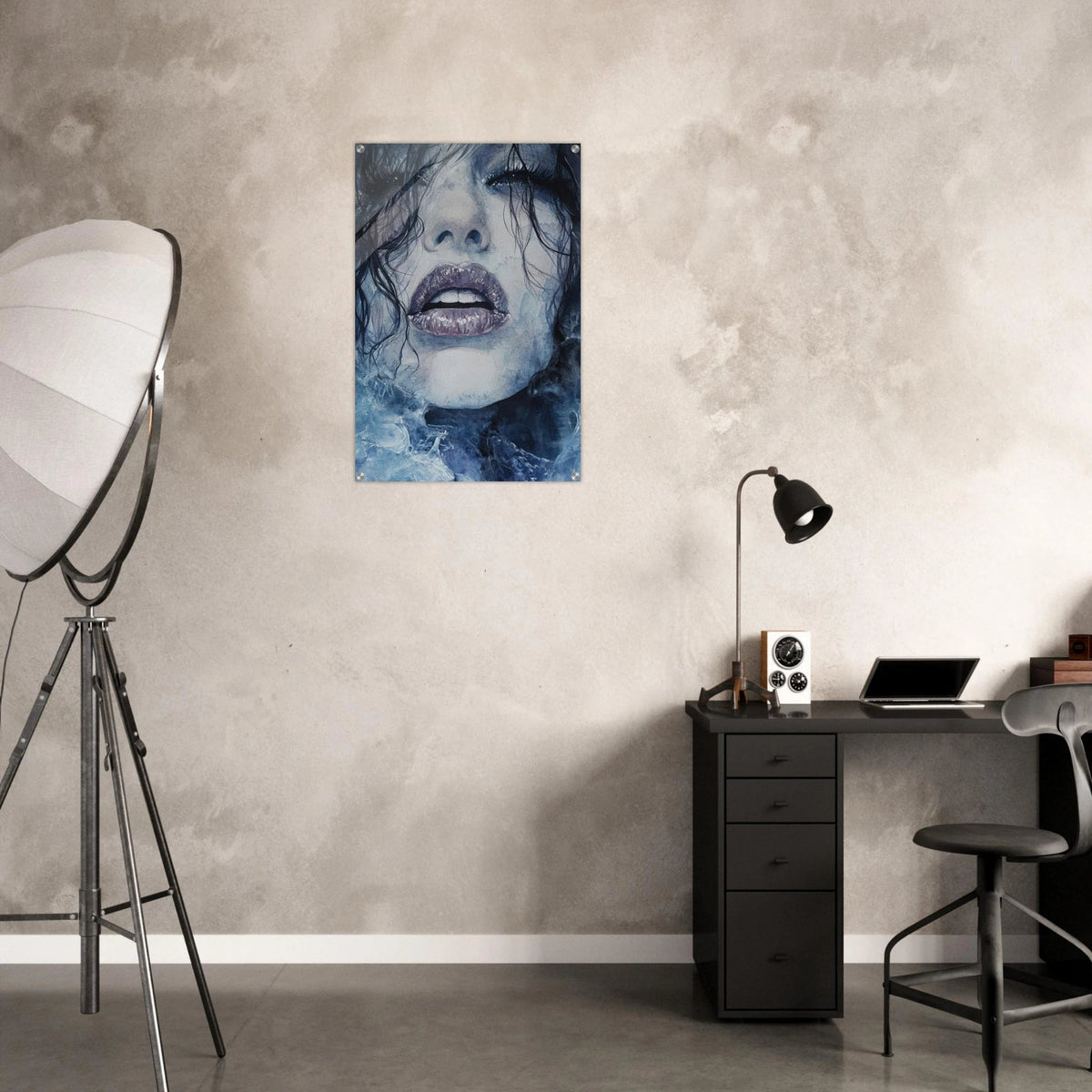 The Sirens Lament Gothic Watercolor Extreme Los 4 - Shop Ai Art WebShop - Digital Art online Store