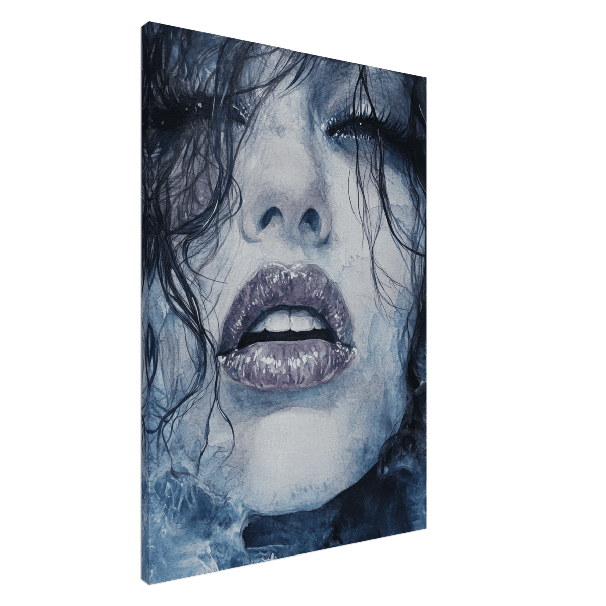 The Sirens Lament Gothic Watercolor Extreme Los 4 - Shop Ai Art WebShop - Digital Art online Store