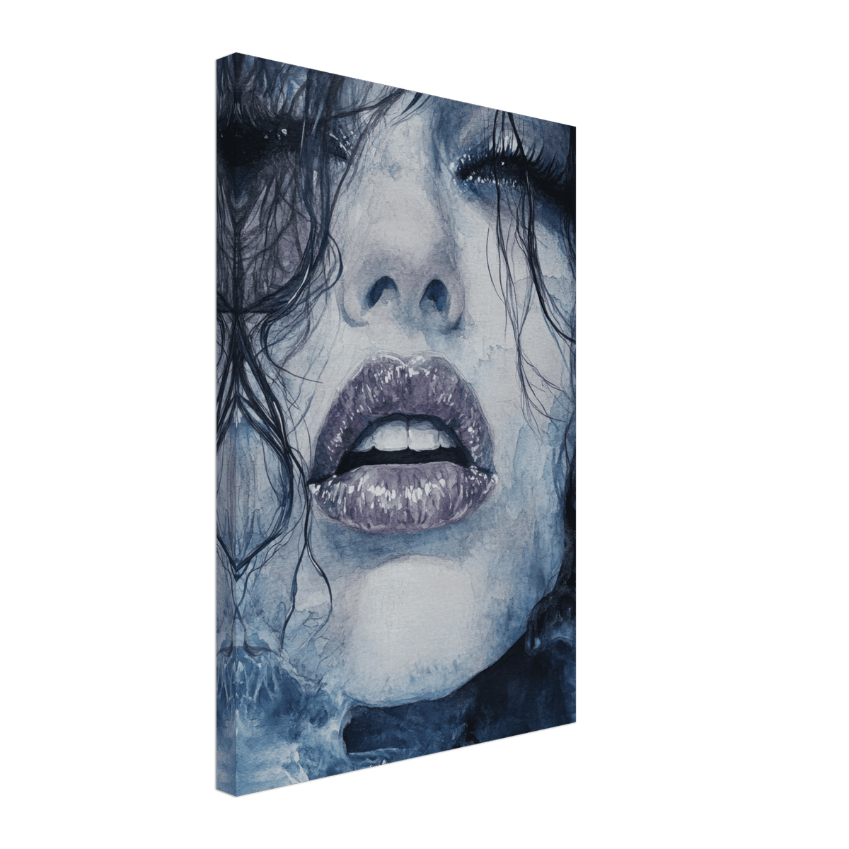 The Sirens Lament Gothic Watercolor Extreme Los 4 - Shop Ai Art WebShop - Digital Art online Store