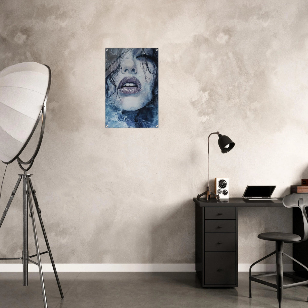 The Sirens Lament Gothic Watercolor Extreme Los 4 - Shop Ai Art WebShop - Digital Art online Store