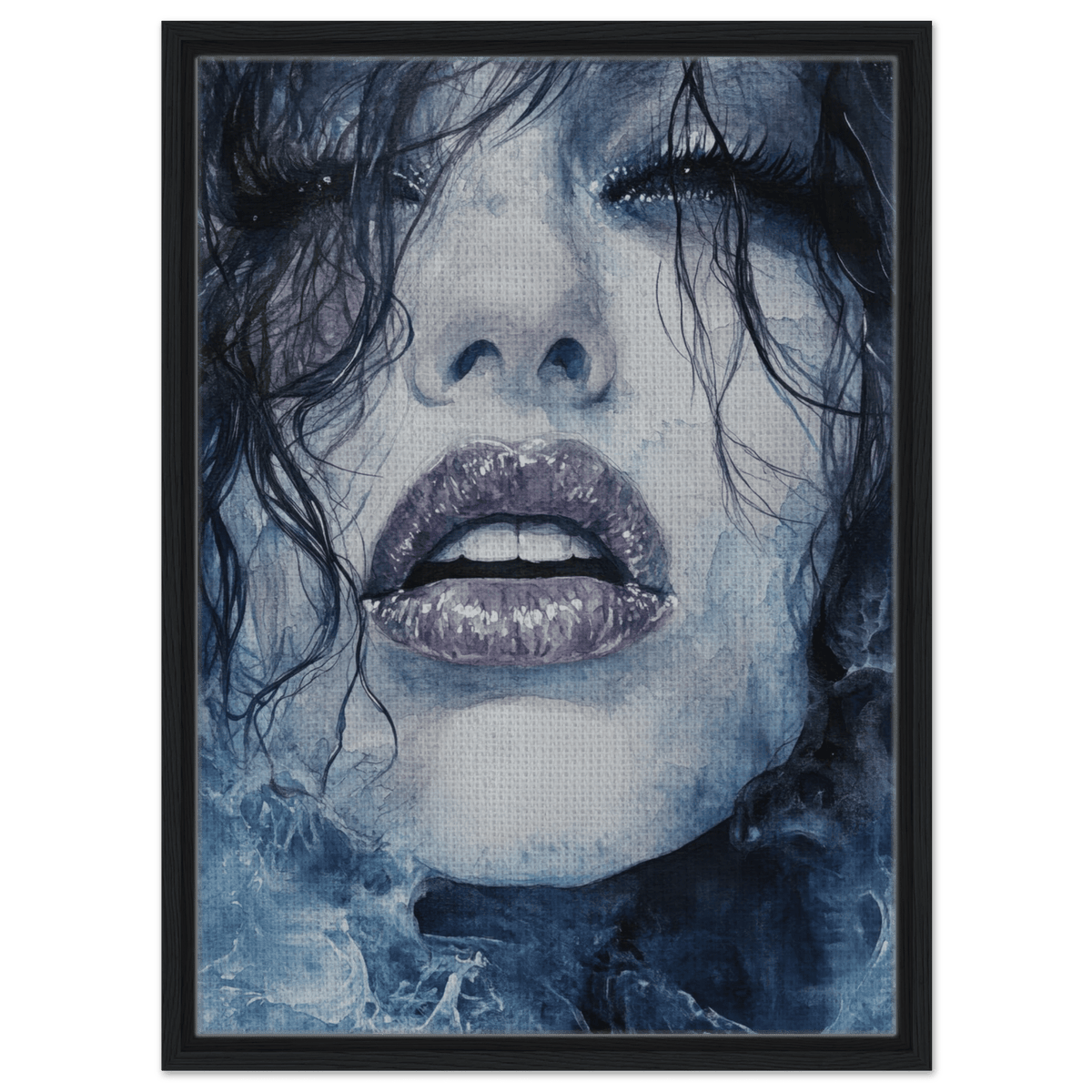 The Sirens Lament Gothic Watercolor Extreme Los 4 - Shop Ai Art WebShop - Digital Art online Store
